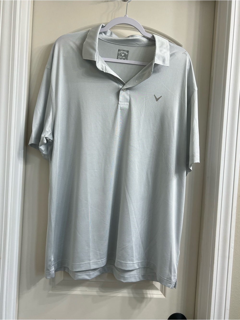 Callaway Men’s Light Gray Performance Polo Shirt